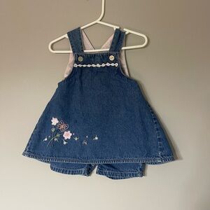 Denim baby dress